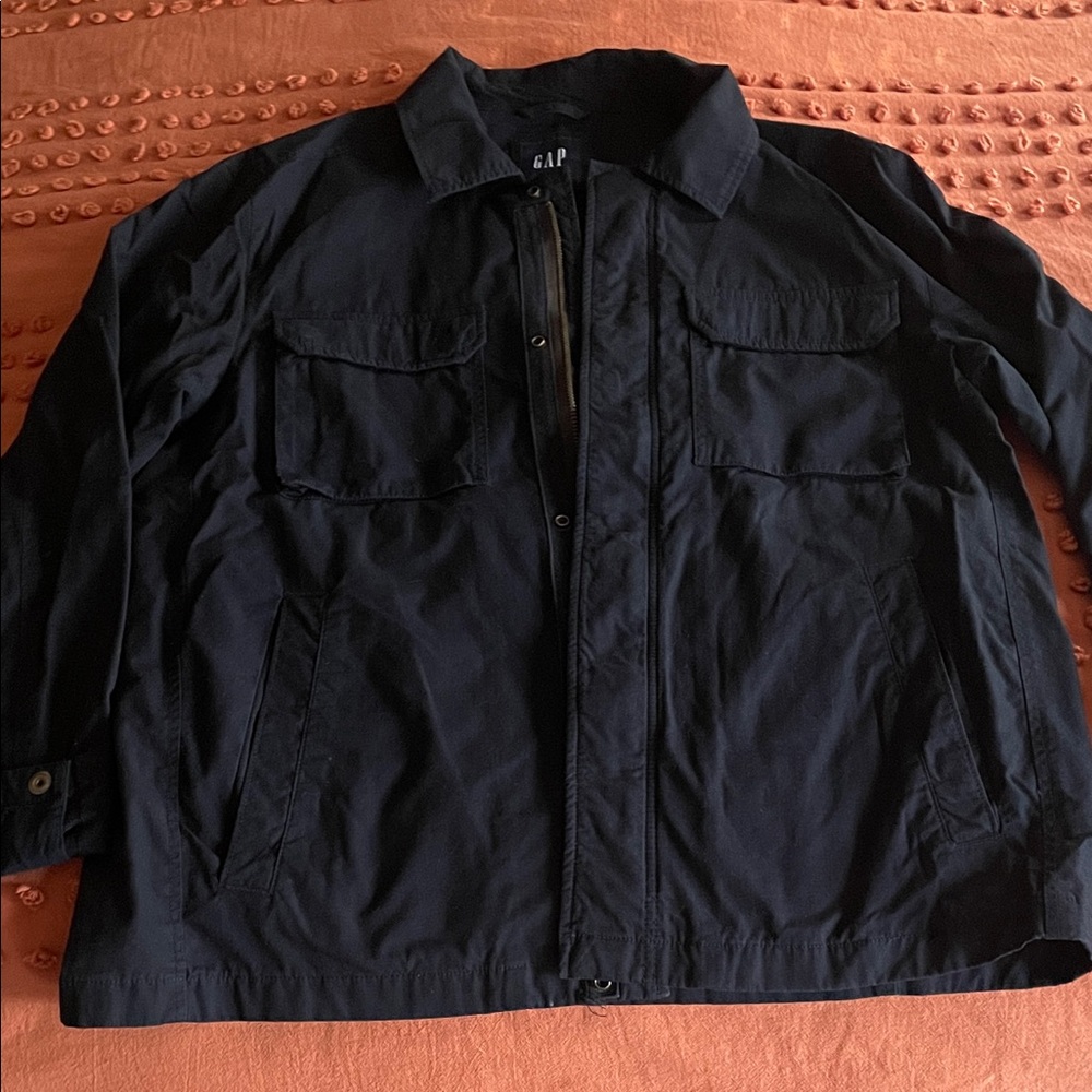 GAP Men's Dark Blue Lightweight Jacket